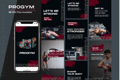 ProGym Sport - Instagram Story Template