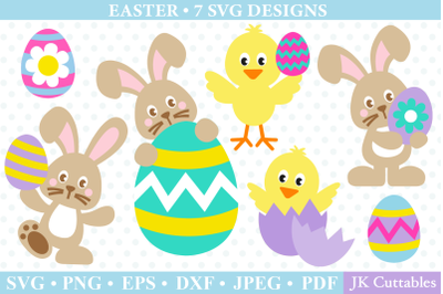 Easter SVG DXF PNG EPS, Easter cut files, Easter Bunny SVG