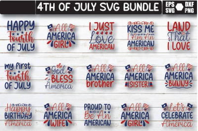 4Th Of July Svg&amp;nbsp; Bundle