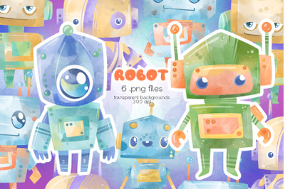 Robot Clipart - PNG Files
