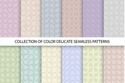 Color seamless delicate patterns