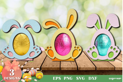 Easter Egg Holder SVG | Candy Holder Template