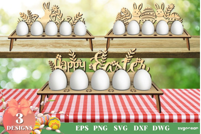 Easter Eggs Holder Laser Cut SVG&nbsp;Bundle