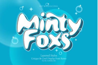 Minty Foxs Layered Font