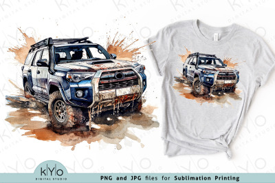 Off Road Toyota Jeep 4x4 Shirt&nbsp;Sublimation Images Png