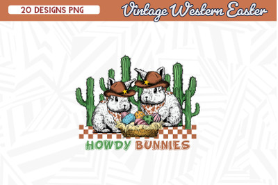 Howdy Bunnies Western Easter