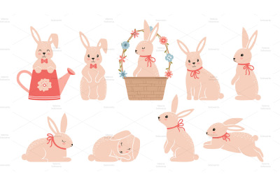9 cute Easter Bunnies