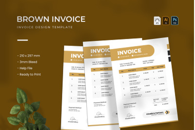 Brown - Invoice