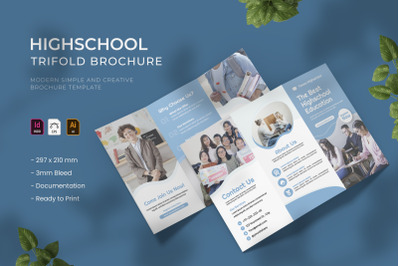 Highschool - Trifold Brochure