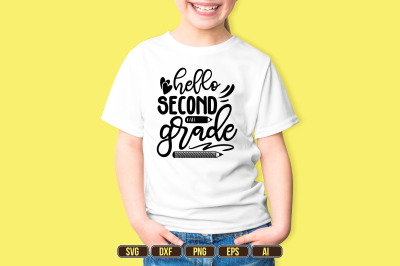 hello second grade SVG