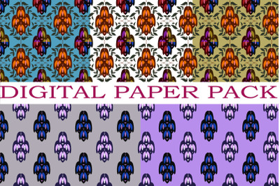 Accidental abstract digital paper pack