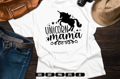 Unicorn Mama SVG