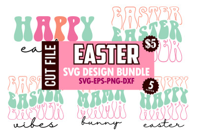 Retro Easter SVG Bundle