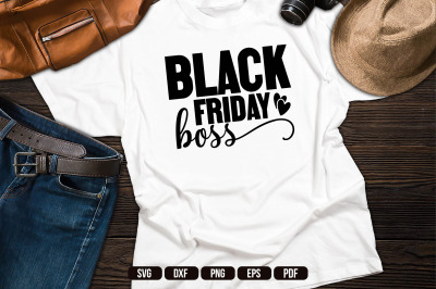 Black Friday Boss SVG
