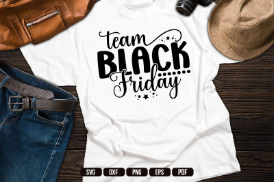 Team Black Friday SVG