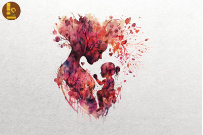 Beautiful Mother And Child Heart 2