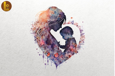 Beautiful Mother And Child Heart 14