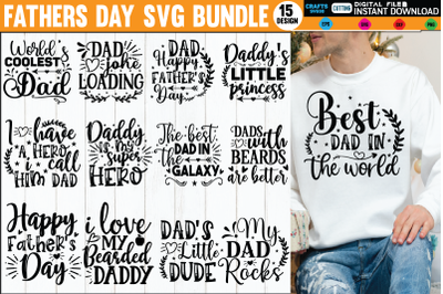 Fathers Day SVG Bundle Fathers Svg, Fathers Shirt, Fathers Funny  Shir