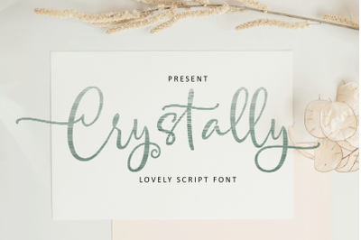 Crystally Gradient Calligraphy