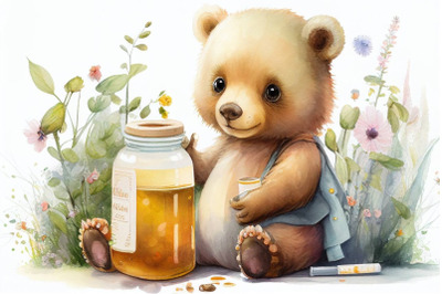 Cute Honey Bear