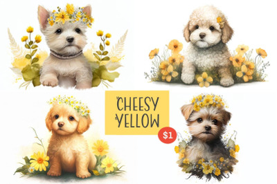 Cheesy Yellow Puppies