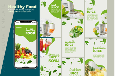 Healthy Food - Instagram Story Template