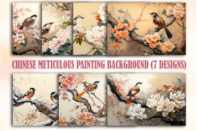 Chinese Meticulous Painting Backgrounds