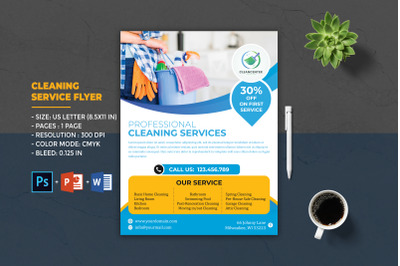 Home Cleaning Service Flyer | Disinfection Services Flyer