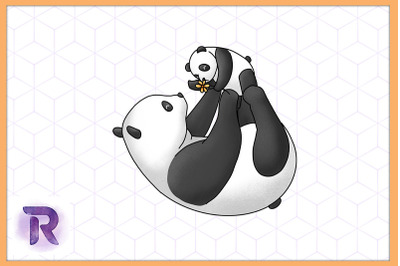 Panda Mama Animal Mother&#039;s Day