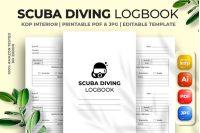 Scuba Diving Logbook Kdp Interior