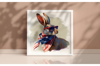 4th of July Jackrabbit Background