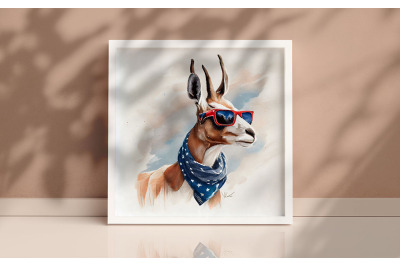 4th of July Pronghorn Background