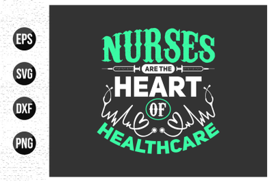 nurse typographic quotes design vector.