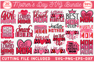 Mother&#039;s Day SVG bundle
