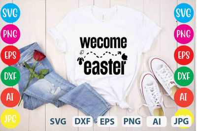 Wecome Easter SVG cut file