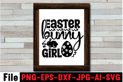 Easter Bunny Girl SVG cut file