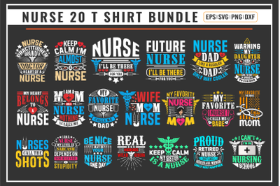 Nurse 20 quotes t shirt bundle