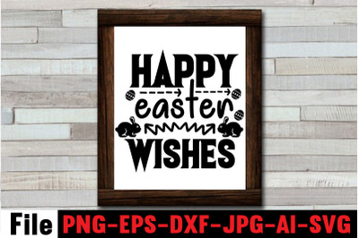 Happy Easter Wishes SVG cut file