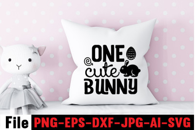 One Cute Bunny SVG cut file