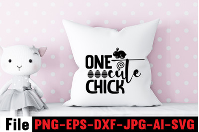 One Cute Chick SVG cut file