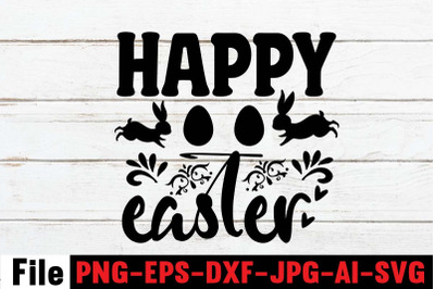 Happy Easter SVG cut file