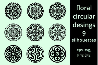 Circular Floral Designs