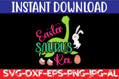 Easter Saurus Rex SVG cut file