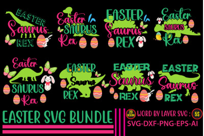 Easter Saurus Rex  SVG Bundle