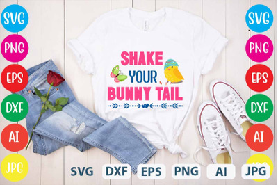 Shake Your Bunny Tail SVG cut file