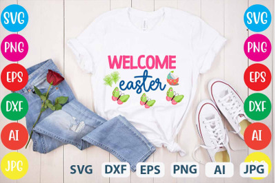 wecome easter SVG cut file