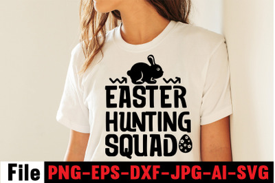 Easter Hunting Squad SVG cut file