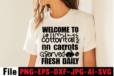 Welcome to cottontail nn carrots served fresh daily