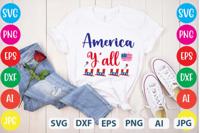 America Y&amp;&23;039;all SVG cut file&2C;4th of july mega svg bundle&2C; 4th of july hu