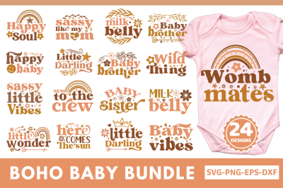 Boho Baby SVG Bundle